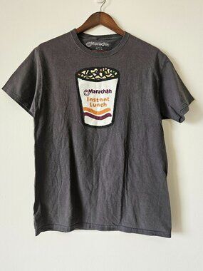 Maruchan Ramen Gray T Shirt M Medium Tee 100% Cotton